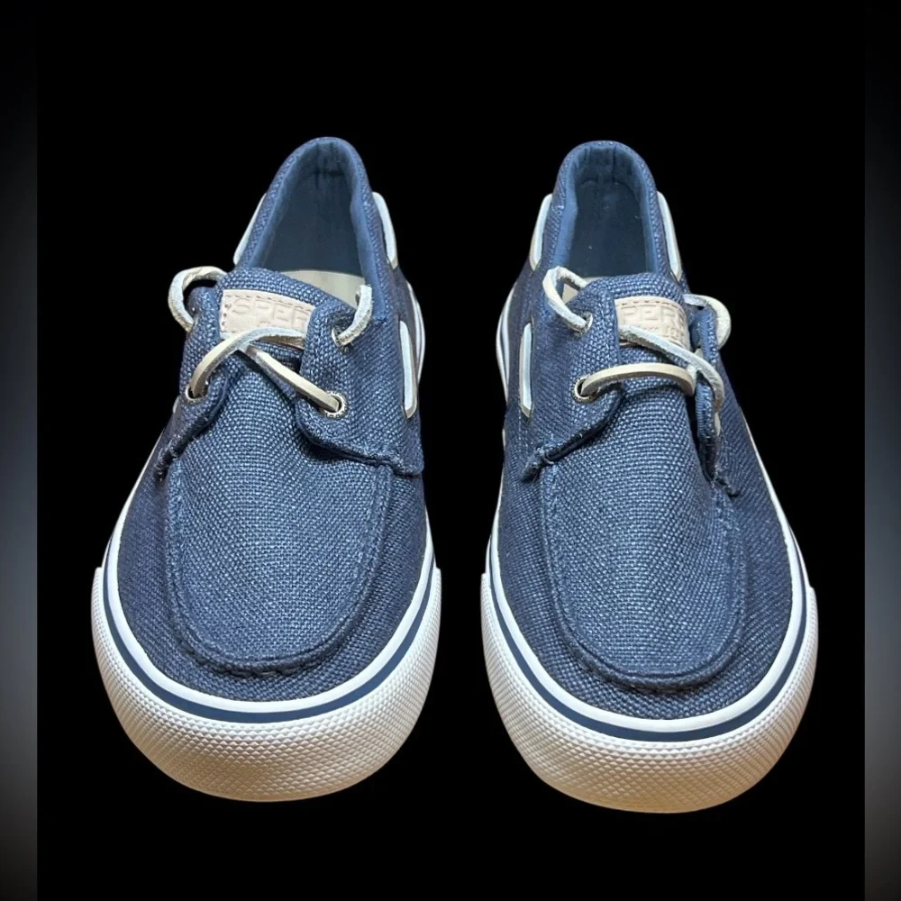 Size 9.5 - SPERRY BAHAMA II HEMP‎ BLUE Mens STS23974